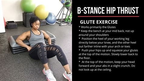 how to do b stance hip thrust|Unlock the Secret to a Stronger Core: How to Set Up B Stance。